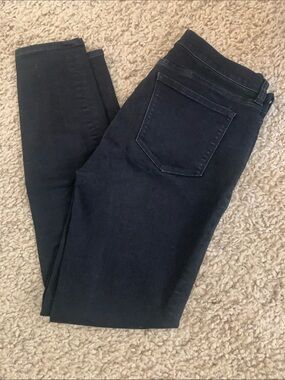 J. CREW black skinny jeans stretch classic 5 pocket style sz…28 EUC